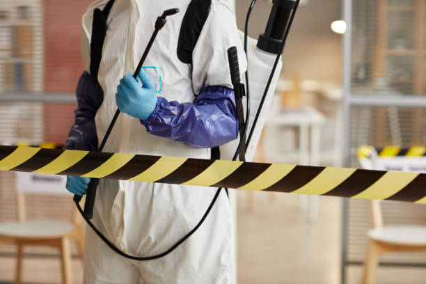 Professional Biohazard technician working in High Bridge, WA